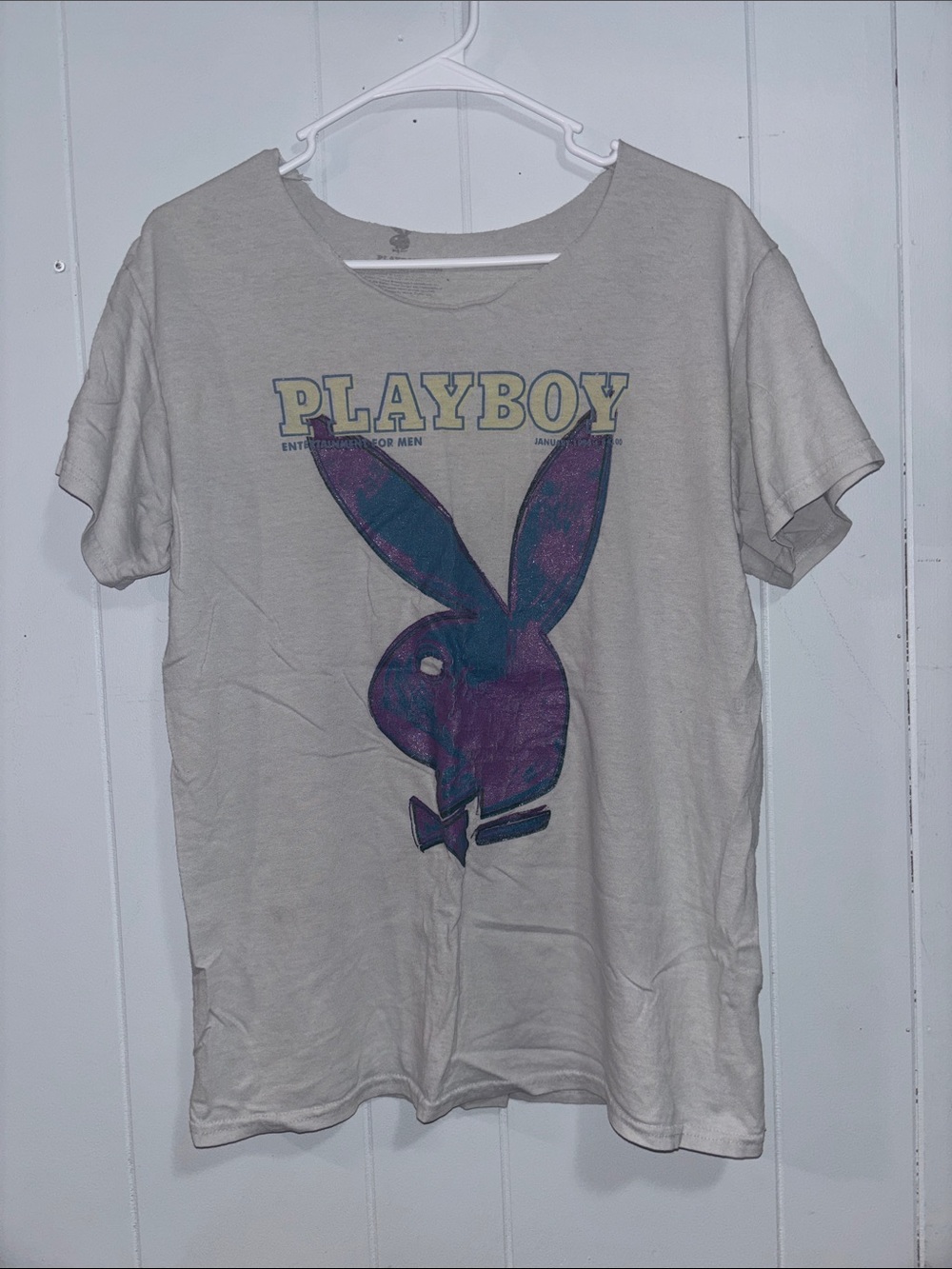 PLAYBOY Short Sleeve Tee with Bunny Logo